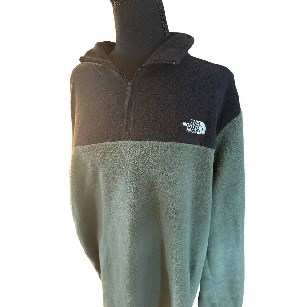 The North Face Men's 1/4‎ Zipper Fleece Jacket Coat Top XLarge pullove Fleece